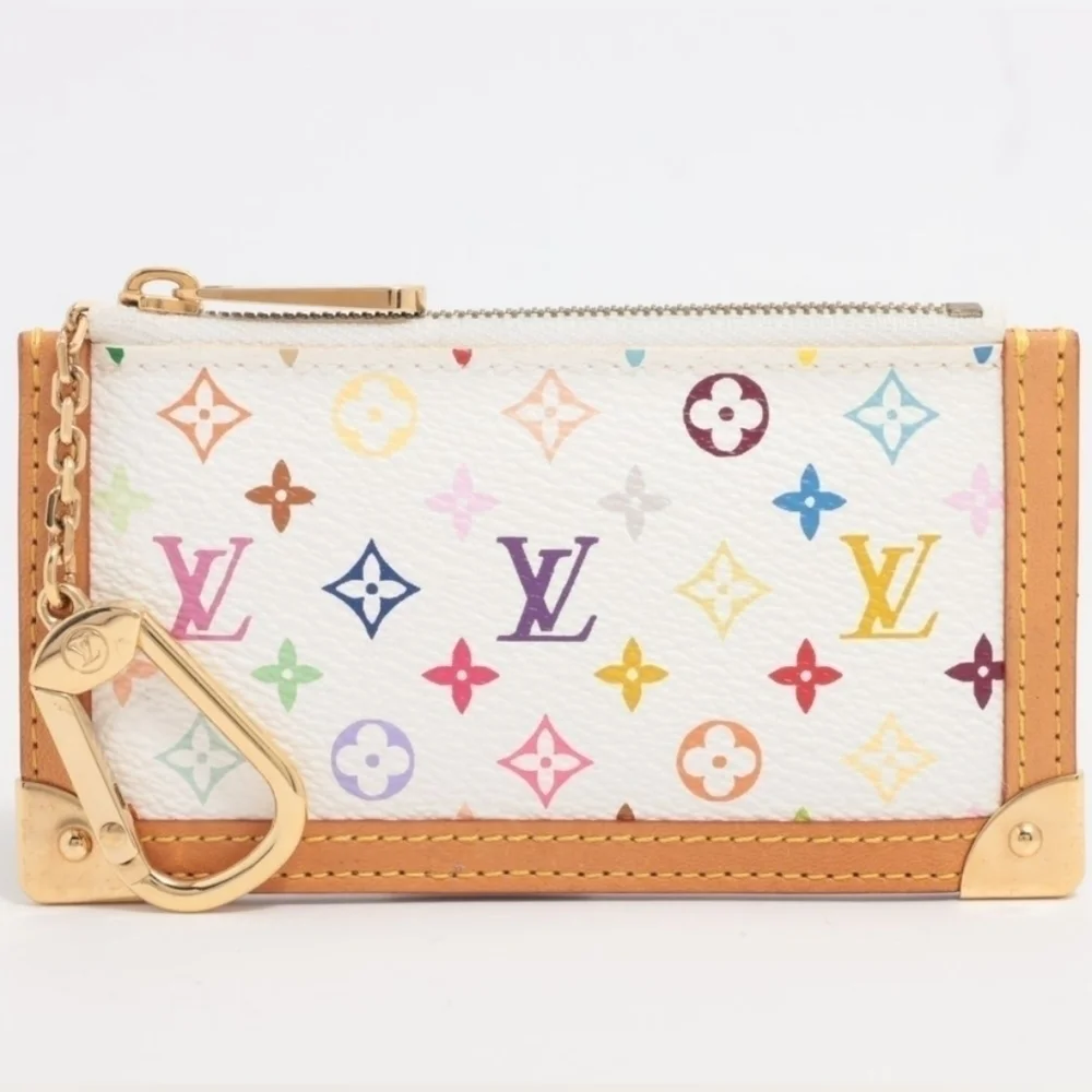 Authentic Louis Vuitton Multicolor Pochette Keys - Picture 1 of 10